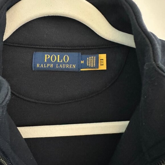 Ralph Lauren Polo Men's Navy Performance Quarter Zip - Size Medium - Picture 4 of 4